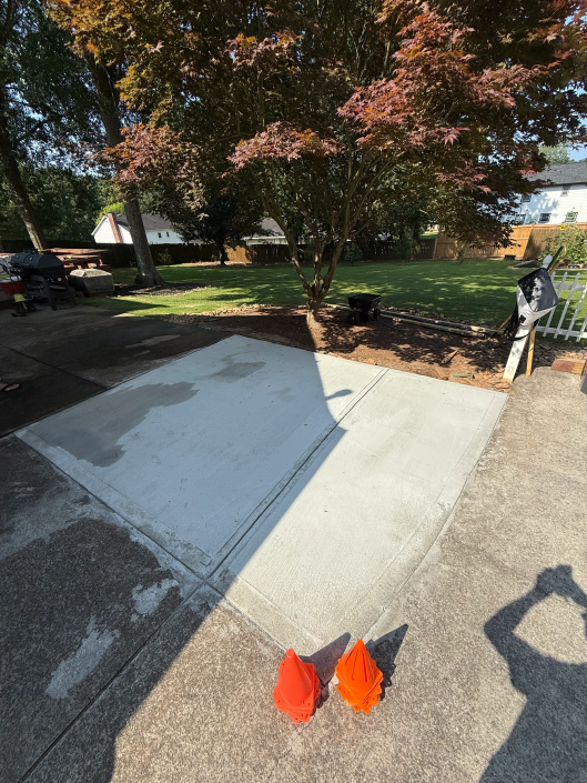 Finished concrete slab by A.SCAPINGS in Gainesville, GA